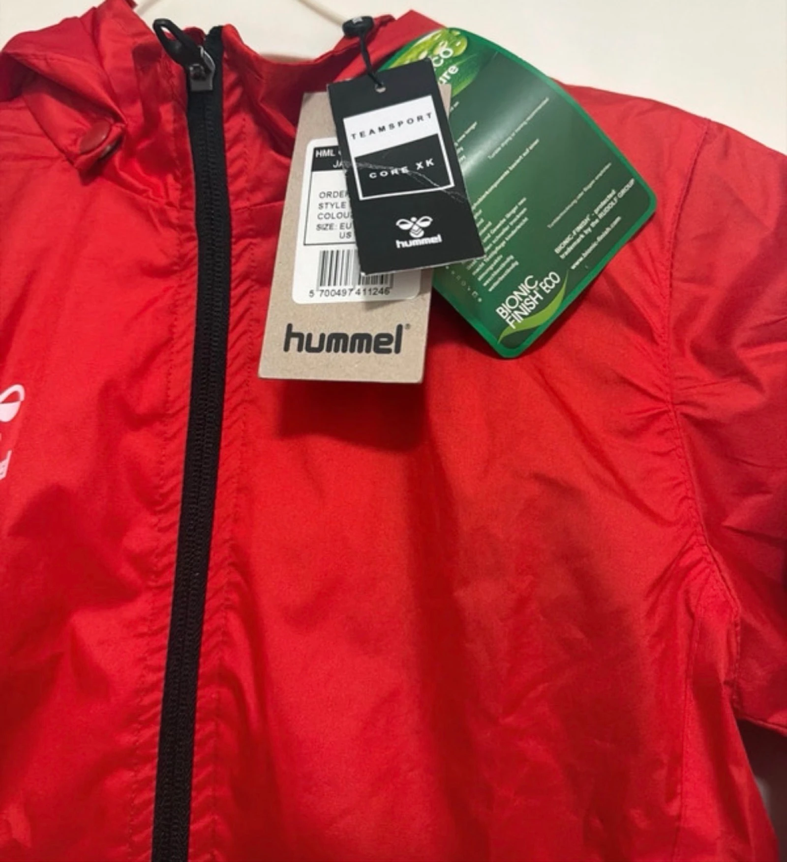 Hummel Jacket Red Size 116 with Removable Hood – photo 5